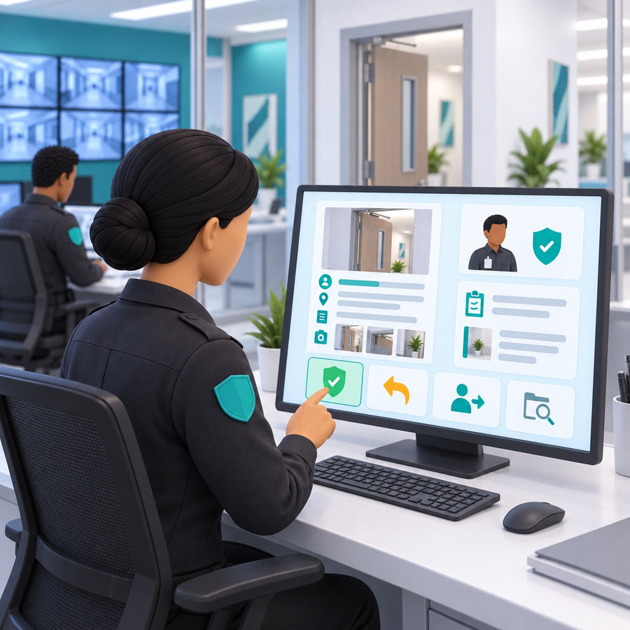 A supervisor reviewing a submitted report with approve, return, reassign and investigate on screen